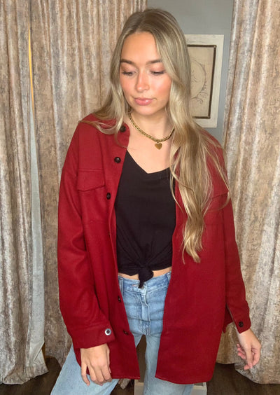 Lauren Button Down Collared Coat