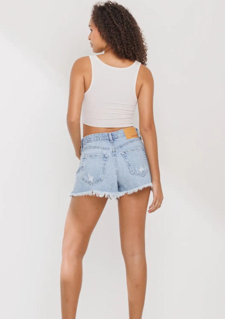 Back to the 90's High Rise Denim Shorts