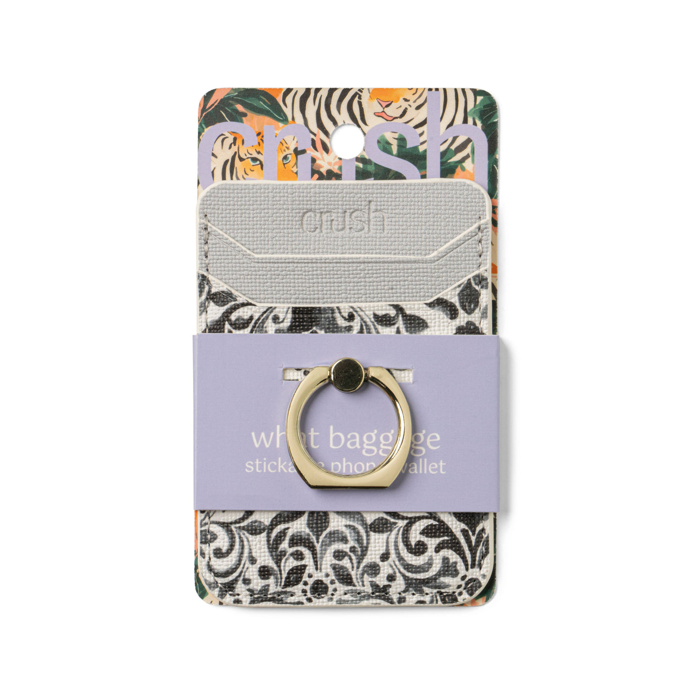Crush What Baggage Stickable Phone Wallet