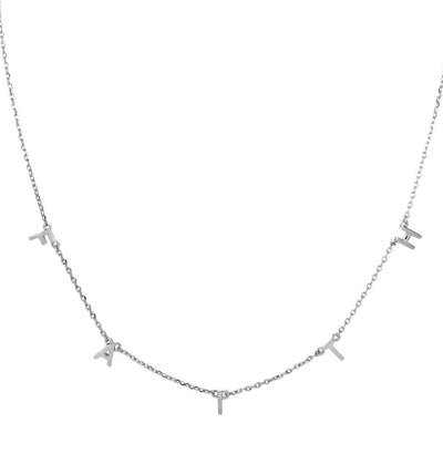 FAITH Necklace in Silver