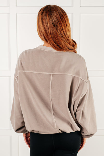 Comfort for days Pullover in Ash Mocha