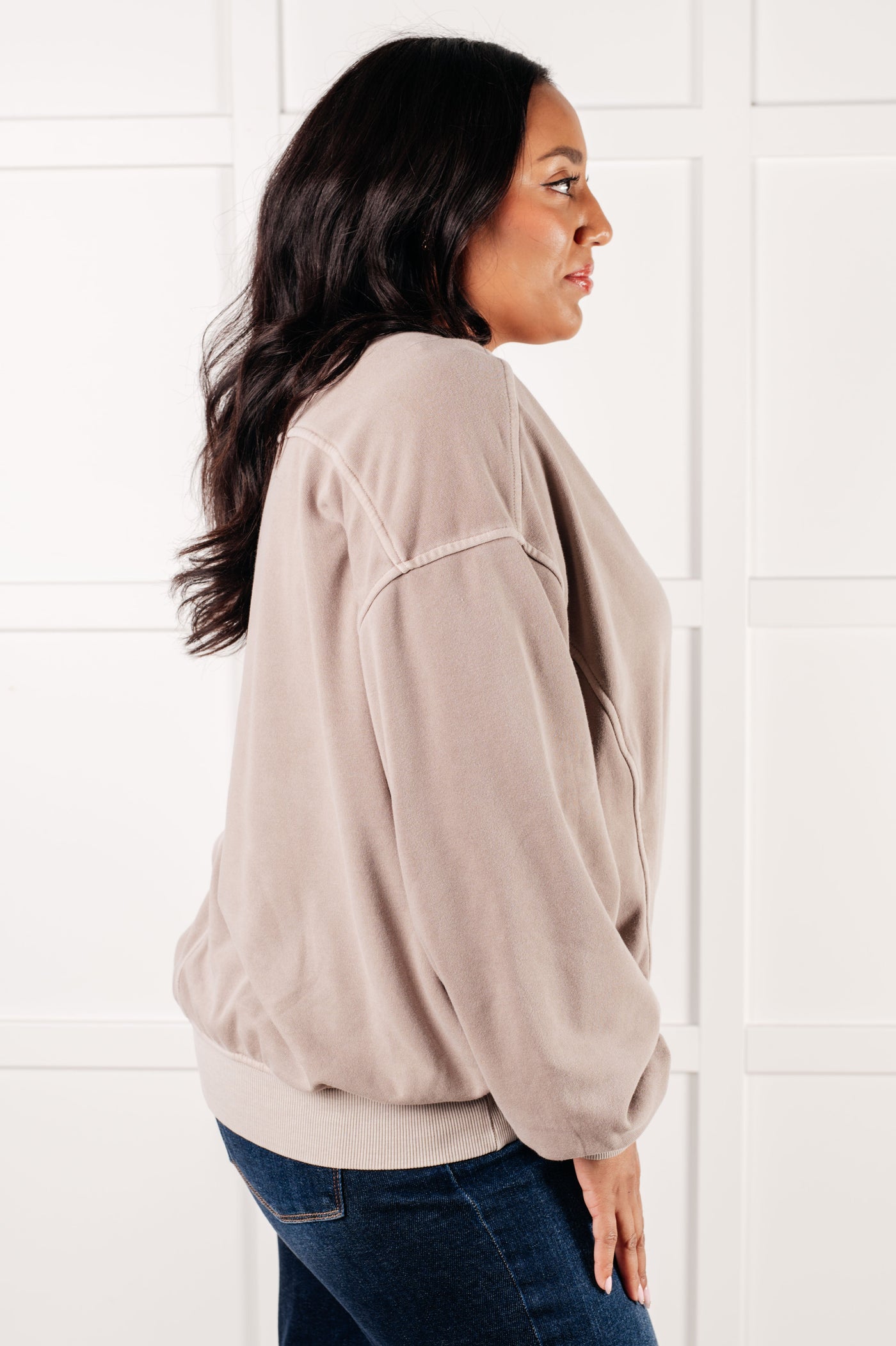 Comfort for days Pullover in Ash Mocha