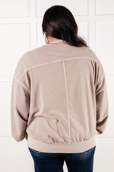 Comfort for days Pullover in Ash Mocha