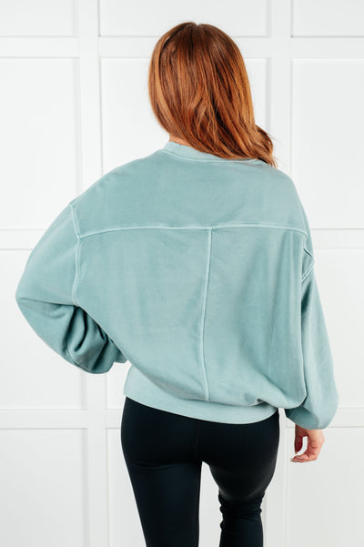 Comfort for days Pullover in Blue Grey