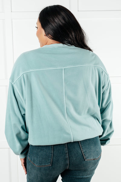 Comfort for days Pullover in Blue Grey