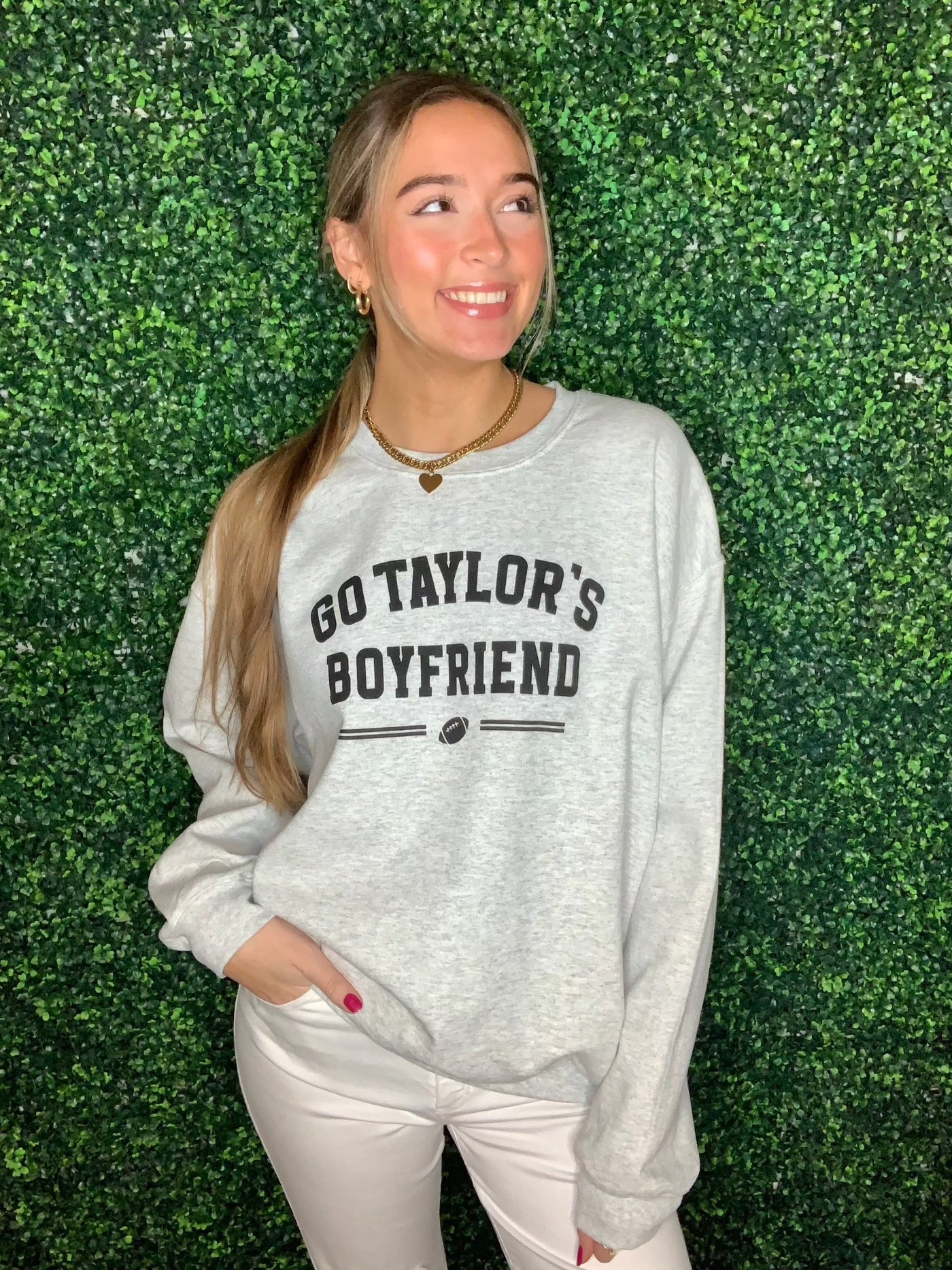 Go Taylors Boyfriend Graphic Sweatshirt