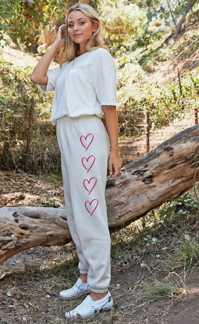Heart Sweatpants from Oat and Collective