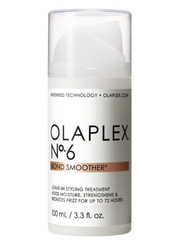 Olaplex No. 6 Bond Smoother Leave-In Styling Treatment. Adds Moisture, strengthens and reduces frizz for up to 72 hours