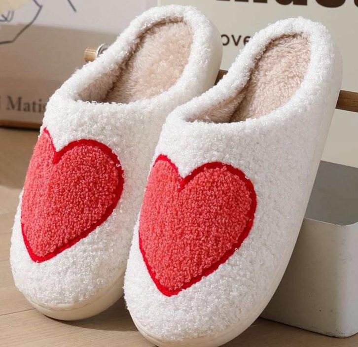 Cozy Heart Slippers
