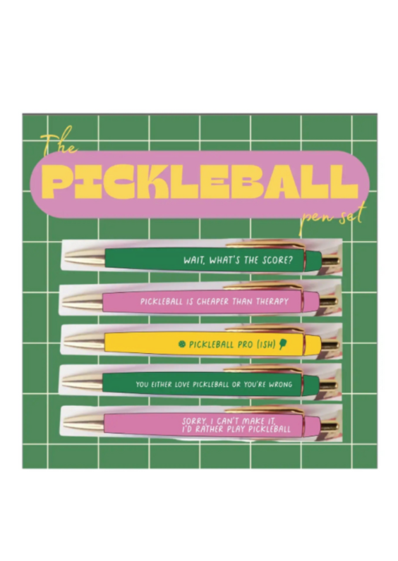 Pickleball Pen Set (funny, gift, pickle ball)