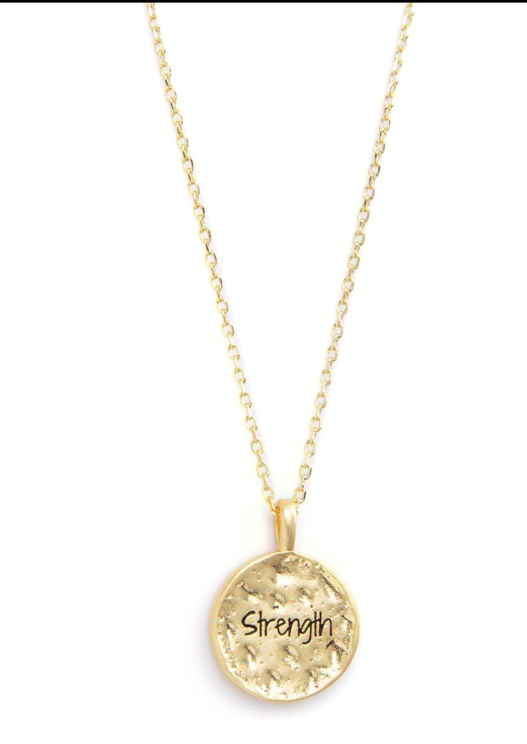 Strength Gold Necklace