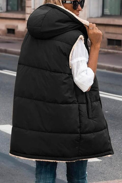 Zoey Longline Hooded Vest