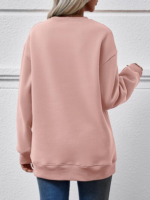 Merry Christmas Round Neck Sweatshirt