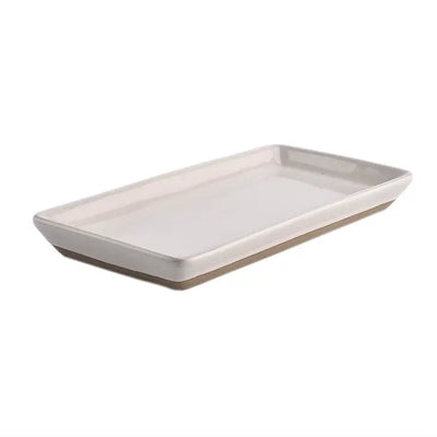 PREORDER: Stoneware Tray in Cream Speckled