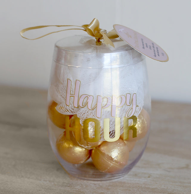 Happy Hour Gift Bath Bomb Glass