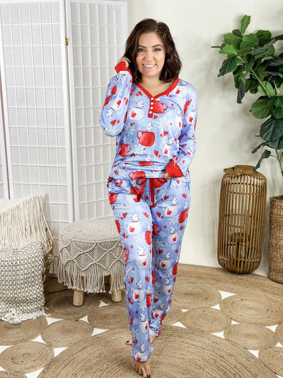 PREORDER: Long Sleeve Pajama Set in Hearts