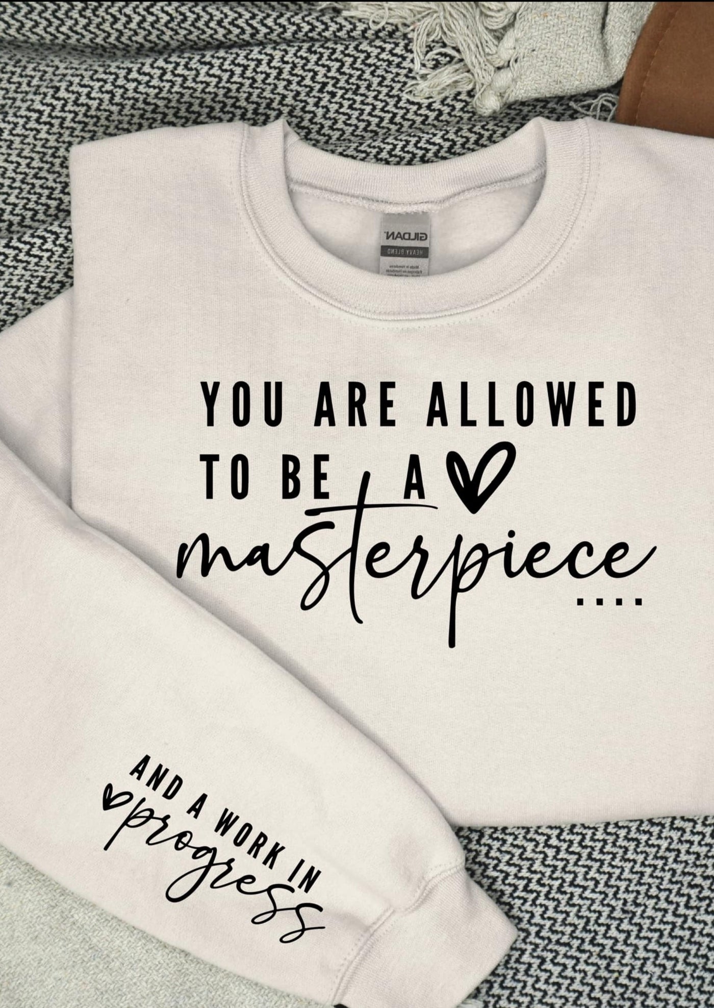 You are allowed to be a masterpiece sweatshirt