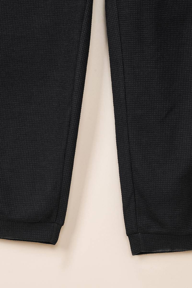 Ricky Textured Sleeveless V-Neck Pocketed Jumpsuit
