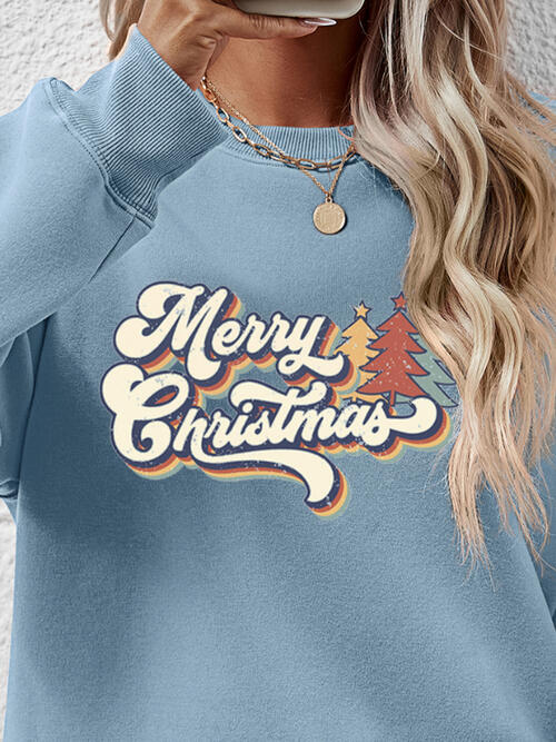 Merry Christmas Round Neck Sweatshirt