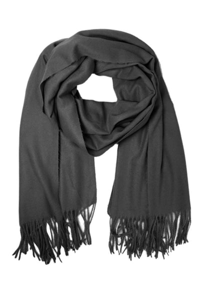 Solid color oblong scarf