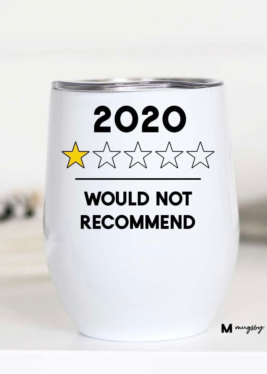 2020 Would Not Recommend Wine Tumbler