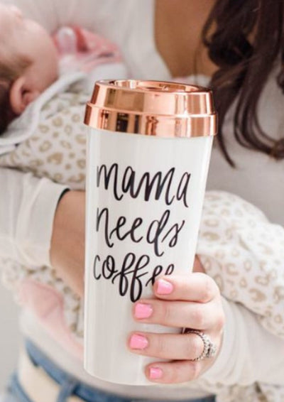 "Mama Needs Coffee" Travel Mug