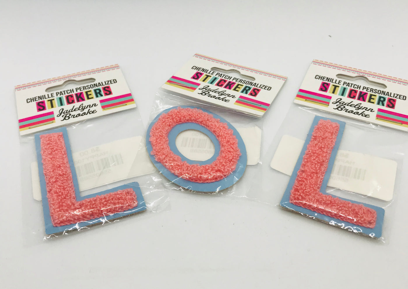 Chenille Patch Personalized Stickers