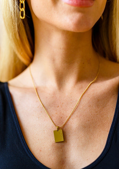 Breathe Pendent Necklace