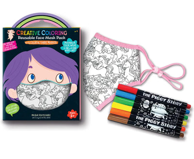 Creative Coloring Face Mask