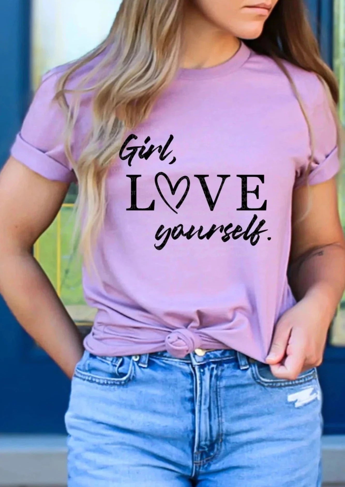 Girl Love Yourself Graphic T-shirt