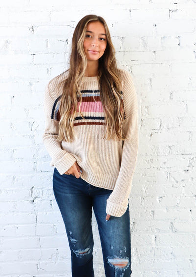 Solids And Stripes Sweater