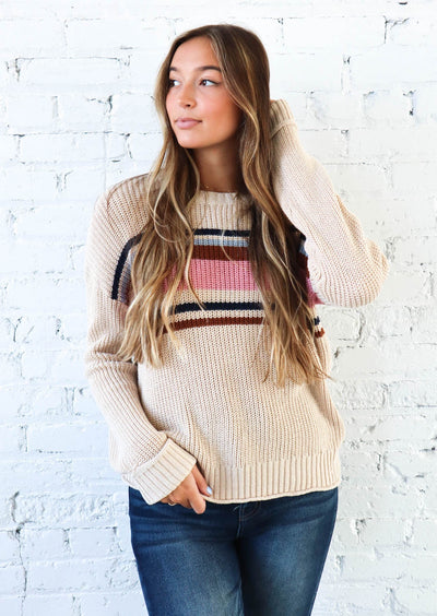 Solids And Stripes Sweater