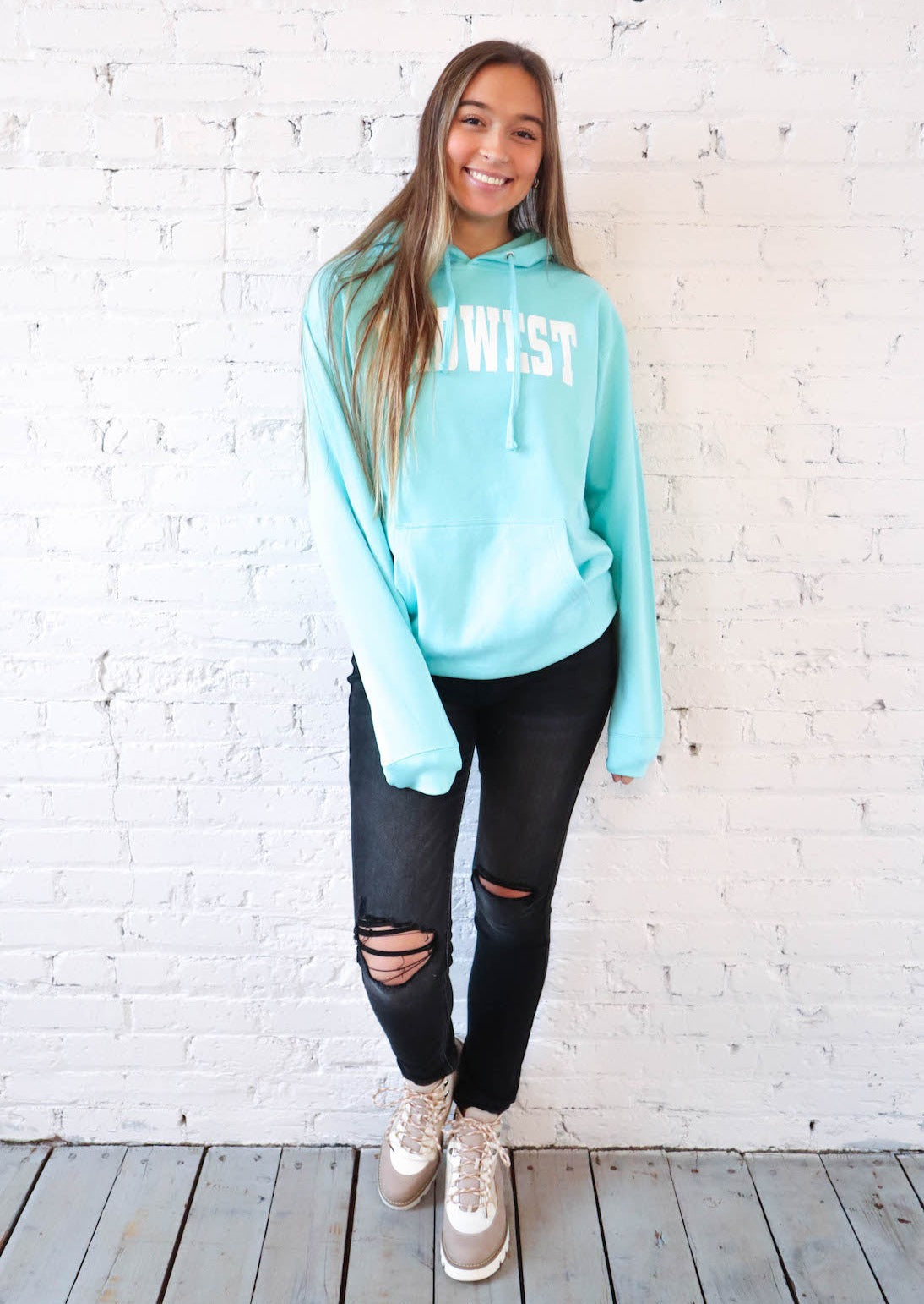 Midwest Hoodie - Turquoise