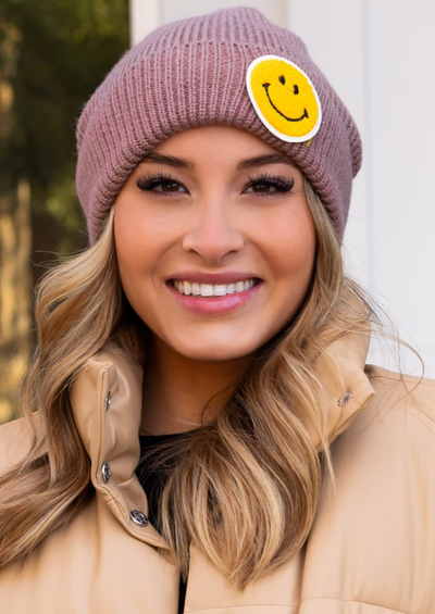 Smiley Face Winter Beanie