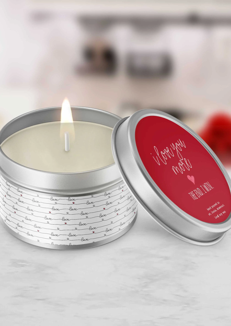 I Love You More Candle