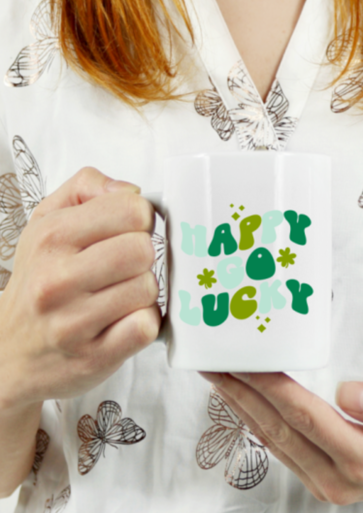 Happy Go Lucky Coffee Mug