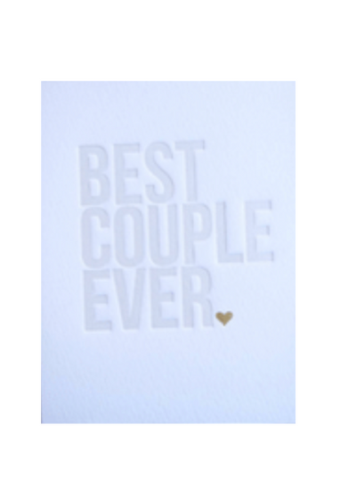 Best Couple Ever Engagement Card