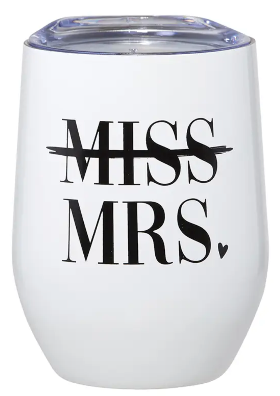 Miss to Mrs. Wine Tumbler