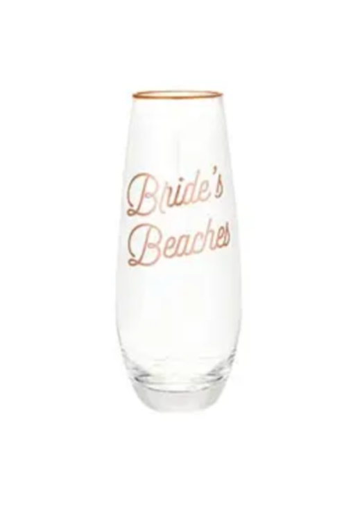 Bride's Beaches Champagne Glass Flute Cup