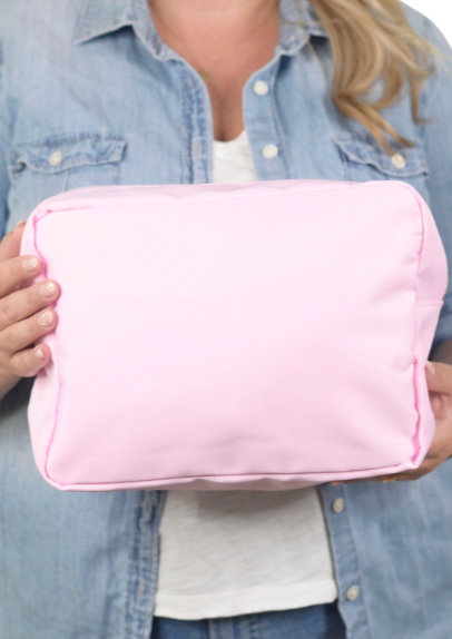 Light Pink Large Nylon Bag
