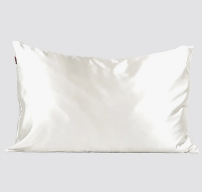 Holiday Satin Pillowcase - Ivory