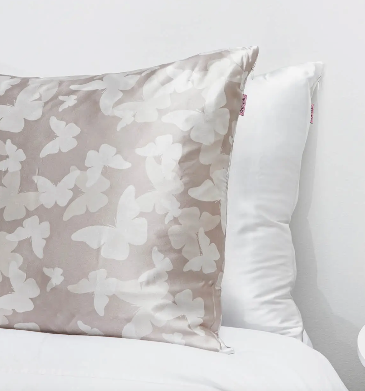 Satin Pillowcase - Champagne Butterfly