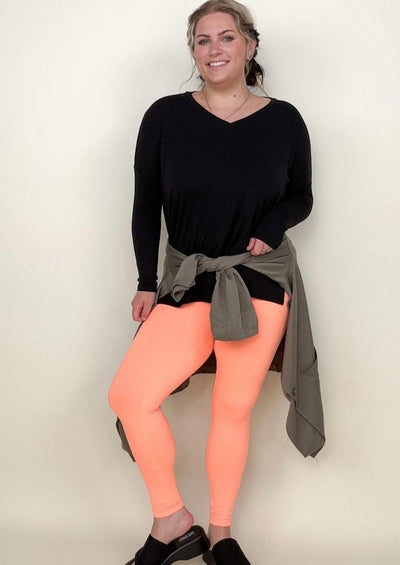 Latisha Essential Solid High-Waist Capri Leggings Plus - Black - FINAL –  Bless Your Heart Boutique