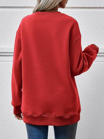 Merry Christmas Round Neck Sweatshirt