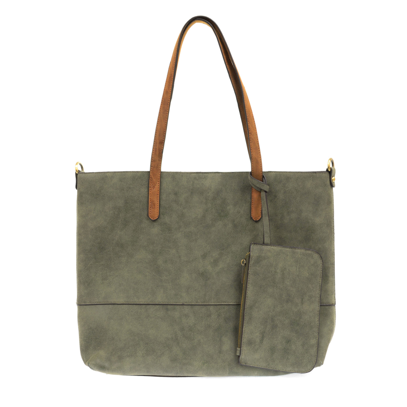 2-in-1 Vegan Leather Tote