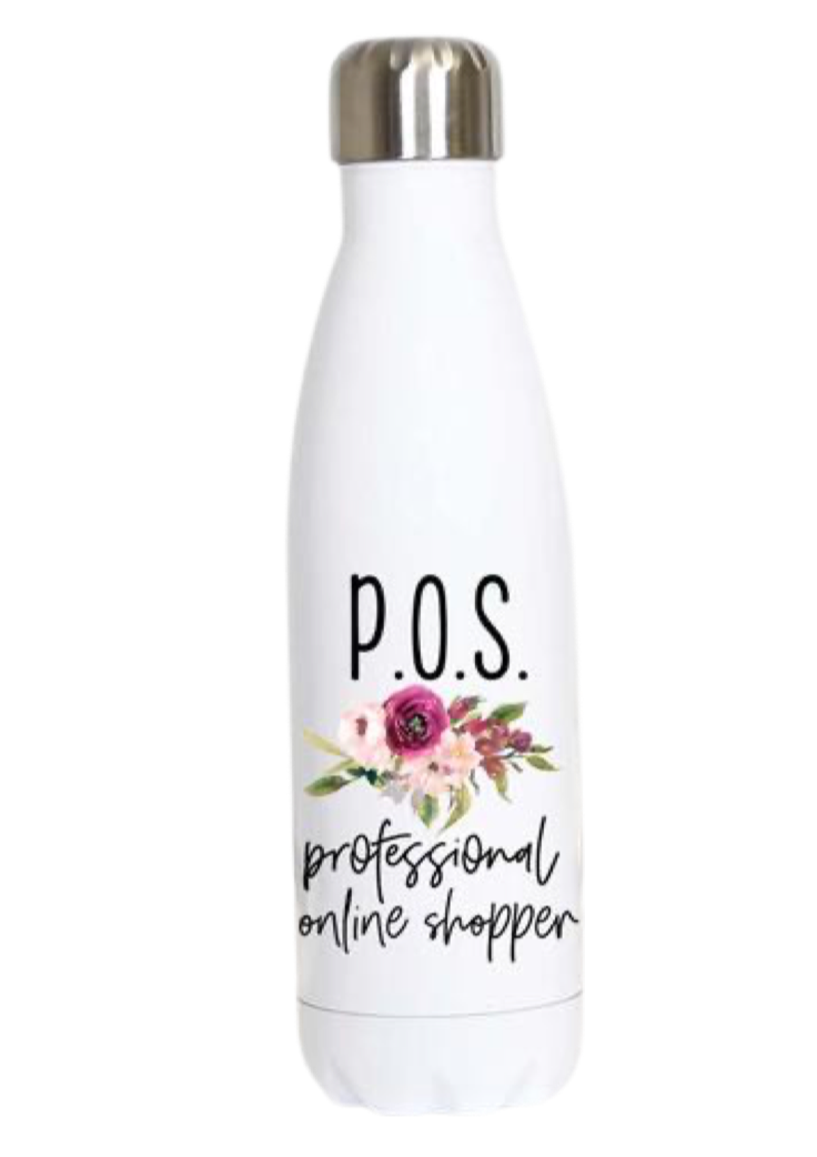 P.O.S Professional Online Shopper Water Bottle